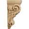 Ekena Millwork 4 1/2"W x 5"D x 10"H Medium Traditional Acanthus Corbel, Cherry CORW04X05X10TACH - alternate 3